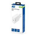 ACT - ACT usb-c lader 1-poort 20w power delivery wit