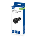 ACT - ACT 2-poorts usb-c fast charge autolader 45w