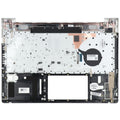 Ty - Ty Hp laptop toetsenbord qwer us + top cover - zilver