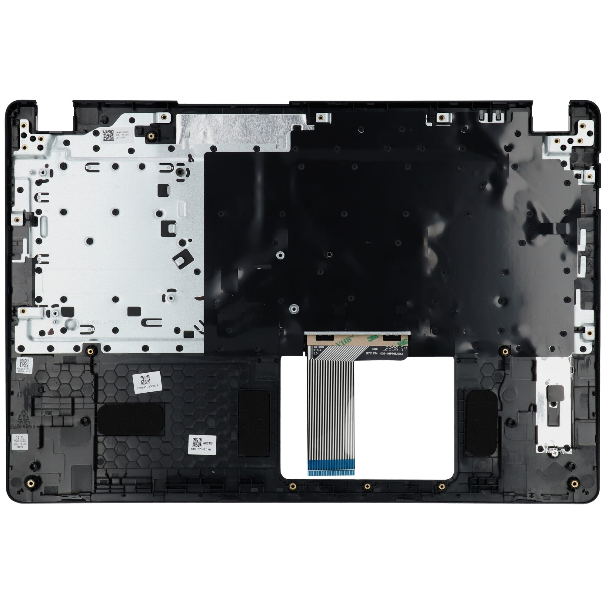Ty acer laptop toetsenbord azer be + top cover - zwart