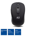 ACT - ACT draadloze muis usb nano-ontvanger 1600 dpi zwart
