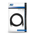 ACT - ACT zwart 20 meter u/utp cat6 patchkabel met rj45 zip bag