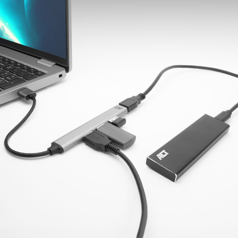 - USB-A hub 3.0 4 port USB-A