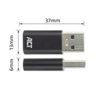 Act usb-a male to usb-c female adapter