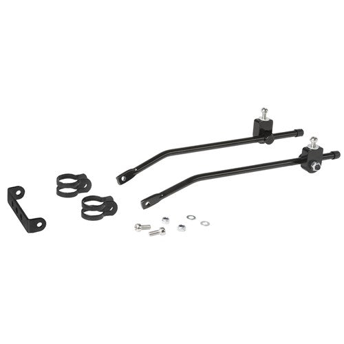 Massload - Bevestigings-set v/alu drager zwart