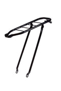 Steco achterdrager 28 inch aldo 50cm glans zwart 6mm