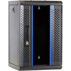 Dsi 10 inch 9u serverkast met glazen deur server rack