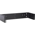 Dsi 2u wall mount bracket - ds-wmb2-s server rack (zwart, 520 x 180 x 90mm)