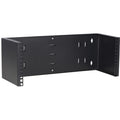Dsi 4u wall mount bracket - ds-wmb4-s server rack (zwart, 520 x 180 x 180mm)
