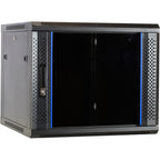 Dsi 9u wandkast met glazen deur - ds6609 server rack (zwart, 600 x 600 x 500mm)