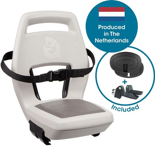 Qibbel - achterzitje junior pebble grey q365