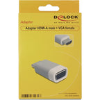Delock adapter hdmi naar vga (grijs)