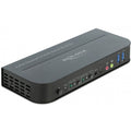 Delock displayport 1.4 kvm switch 8k 30hz met usb 3.0 en audio kvm-switch