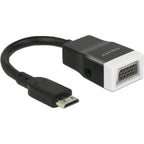 Delock hdmi-mini c > vga adapter (0,15 meter)