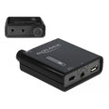 Delock portable stereo hoofdtelefoon versterker (zwart)