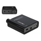 Delock portable stereo hoofdtelefoon versterker (zwart)