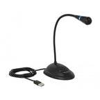 Delock usb gooseneck microphone microfoon (zwart)