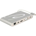Delock usb type-c 3.1 docking station (zilver, lan, vga, hdmi, usb, sd, audio)