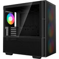 Deepcool ch560 midi tower behuizing (zwart | 1x usb-a | 1x usb-c | rgb | window)