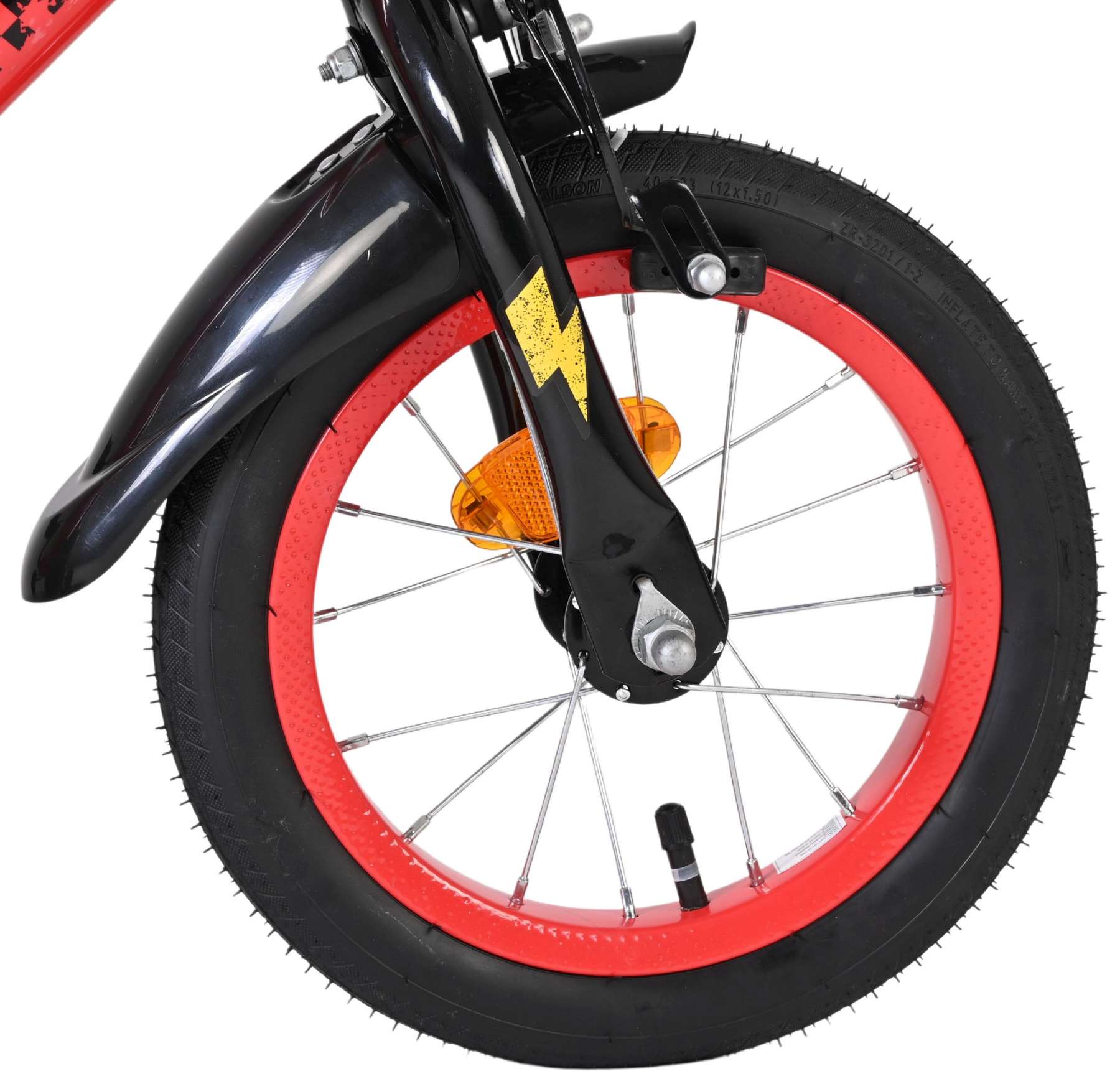 Spiderman marvel spider-man kinderfiets - jongens - 14 inch - rood blauw