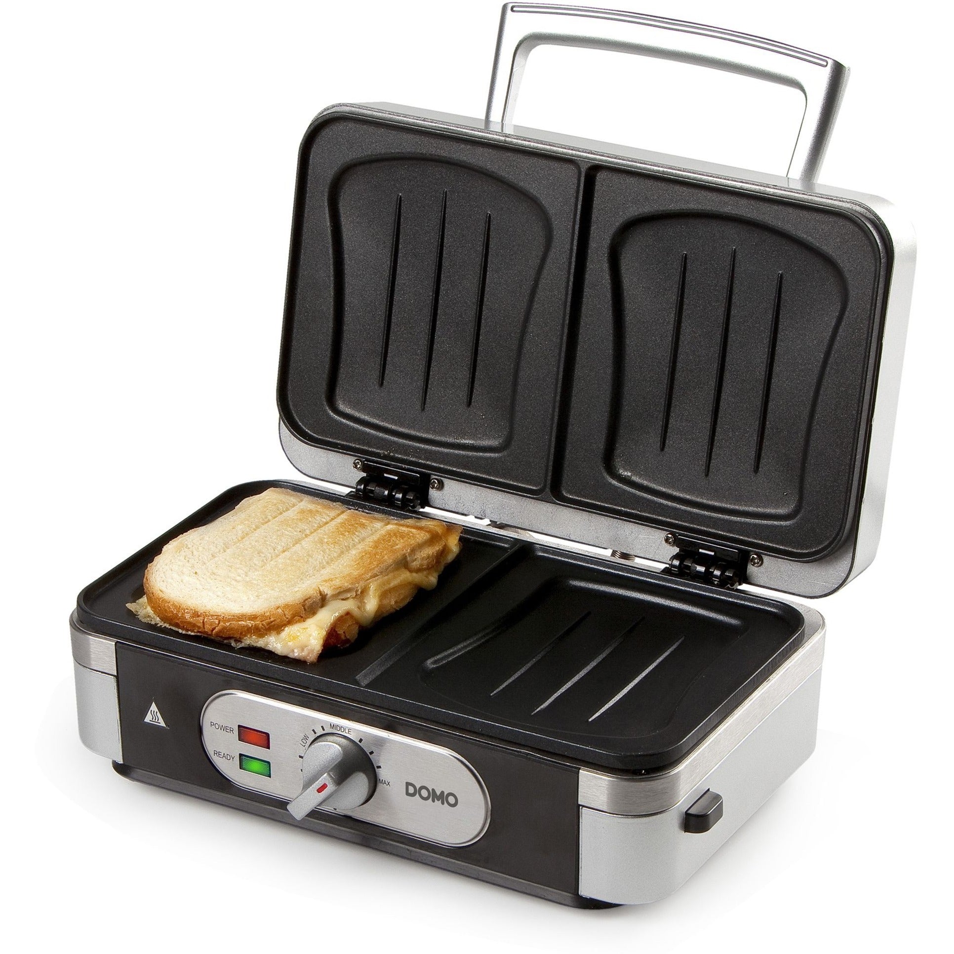 Domo snackmaker 3-in-1: croque-wafel-grill do9136c