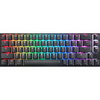 Ducky mecha pro sf, toetsenbord (zwart, us lay-out, cherry mx silent red, rgb leds, 65%, pbt double-shot)
