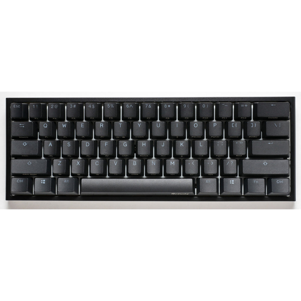 Ducky one 2 pro mini classic rgb mechanisch gaming toetsenbord (zwart, us lay-out (qwerty), cherry mx speed silver, 60%, rgb led, double-shot pbt, quack mechanics)