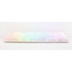 Ducky one 3 aura white, toetsenbord (wit, us lay-out, cherry mx red, abs double shot, hot swap)
