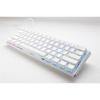 Ducky one 3 classic pure white mini, toetsenbord (wit, us lay-out, cherry mx red, rgb led, double-shot pbt, hot-swappable, quack mechanics, 60%)