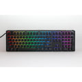 Ducky one 3 classic, toetsenbord (zwart wit, us lay-out, cherry mx speed silver, rgb led, double-shot pbt, hot-swappable, quack mechanics)