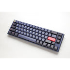 Ducky one 3 cosmic blue sf, toetsenbord (donkerblauw, us lay-out, cherry mx red, rgb led, double-shot pbt, hot-swappable, quack mechanics, 65%)