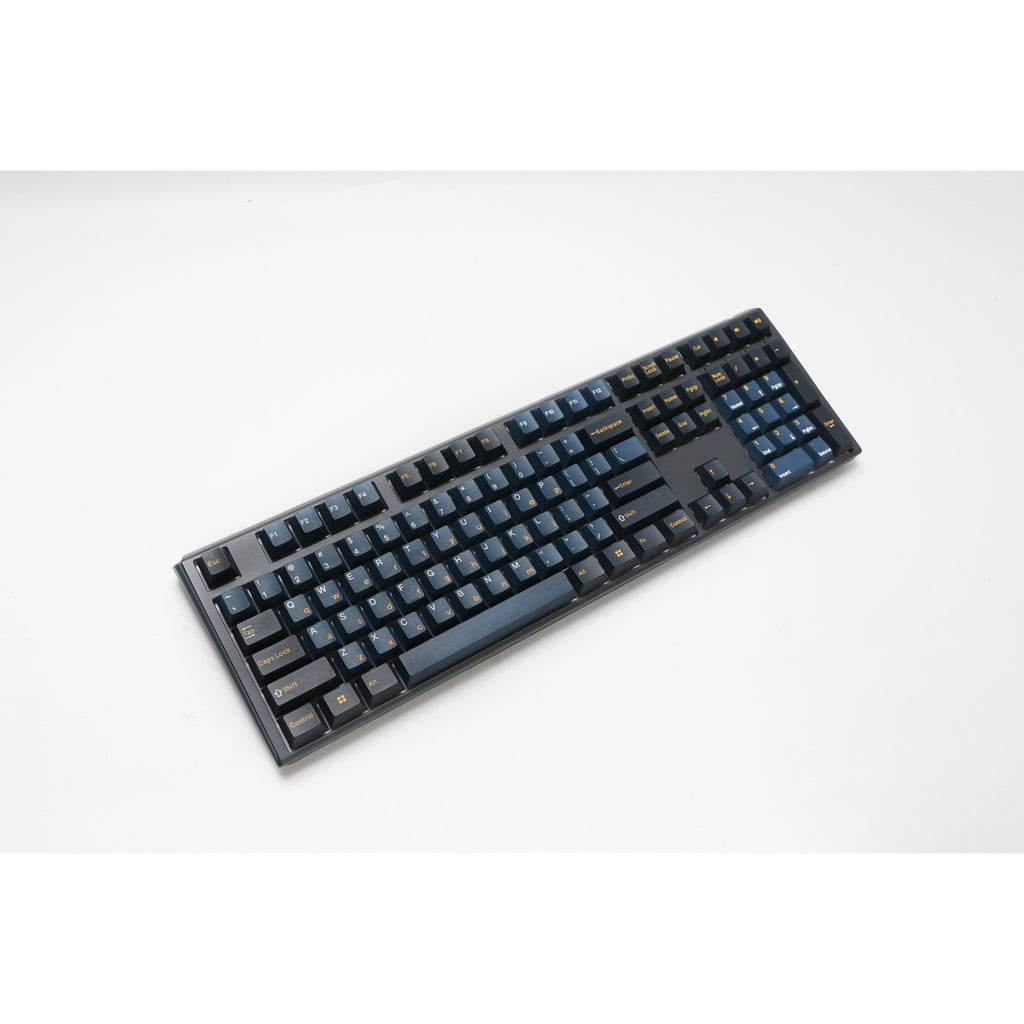 Ducky one 3 pro, gaming toetsenbord (zwart, us lay-out, cherry mx2a red, rgb led, double-shot pbt, quack mechanics, hot swap)