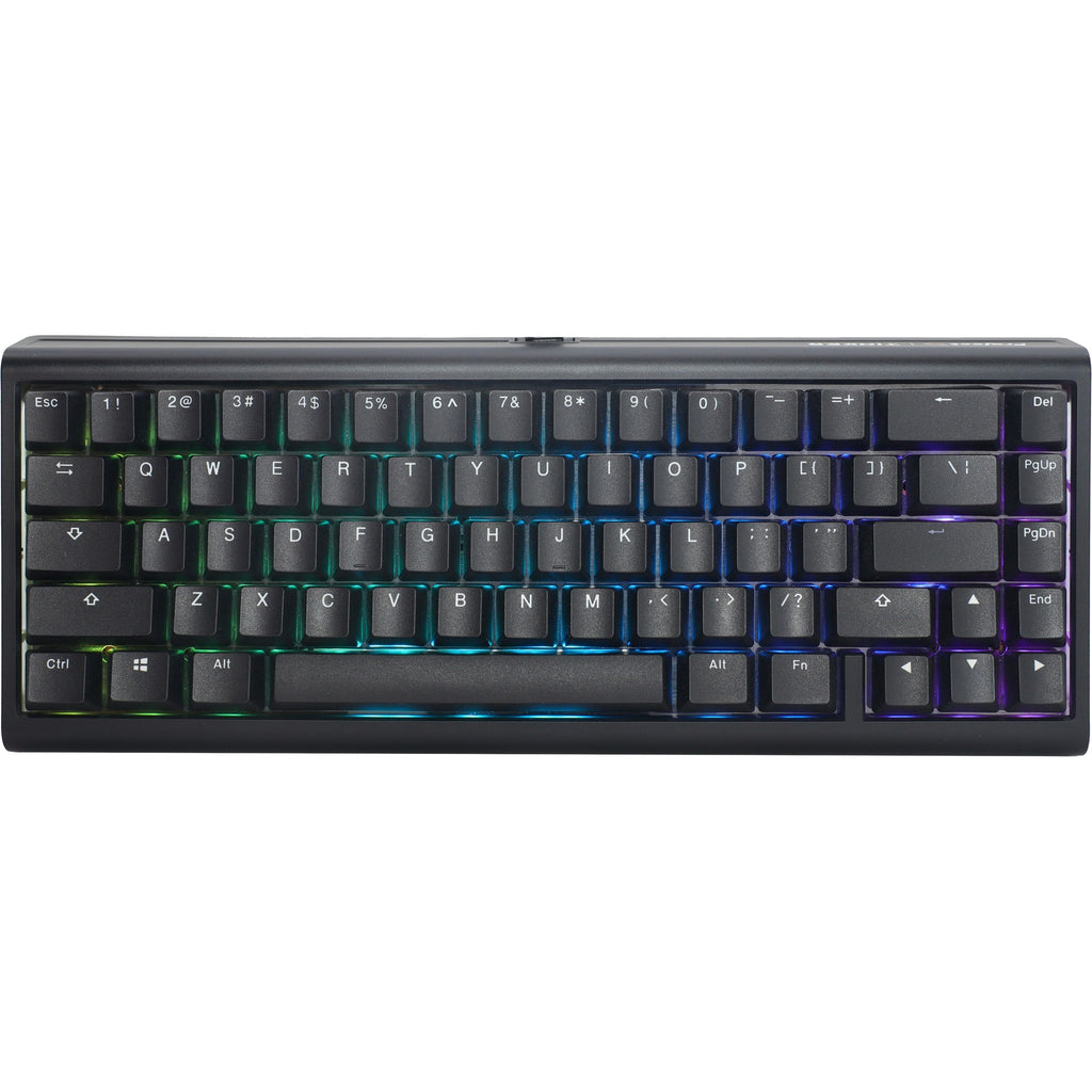 Ducky projectd tinker 65 met qmk via, toetsenbord (zwart wit, us lay-out, cherry mx brown, rgb led, double-shot pbt, hot-swappable, gasket mount, 65%)