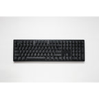 Ducky zero 6108 classic black, gaming toetsenbord (zwart wit, us lay-out, cherry mx2a blue, rgb leds, double-shot pbt, hot swap, 2.4ghz | bluetooth | usb-c)