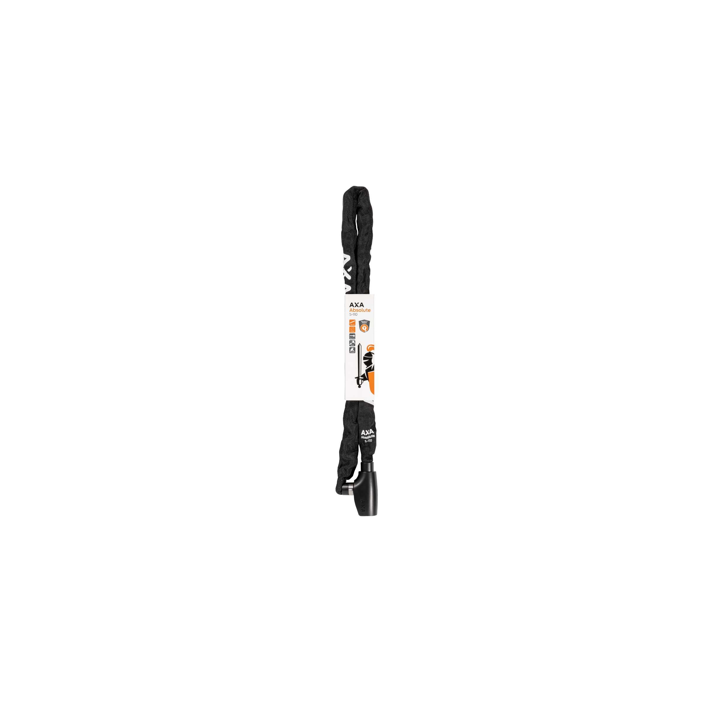 Axa slot ketting absolute c5-90 code zwart safety index 7