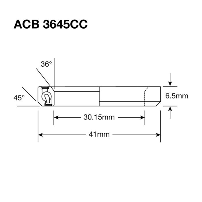 ENDURO BEARINGS - ENDURO BEARINGS Acb 3645 cc bo - abec 5 - black oxide (angular contact) - 302x41x65 (36x45°)
