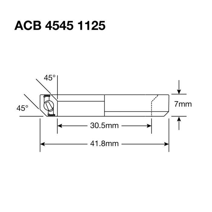 ENDURO BEARINGS - ENDURO BEARINGS Acb 4545 1125 ss - 440c stainless (angular contact) - 305x418x65 (45x45°)