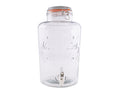 Point virgule glazen pot met kraantje 8l