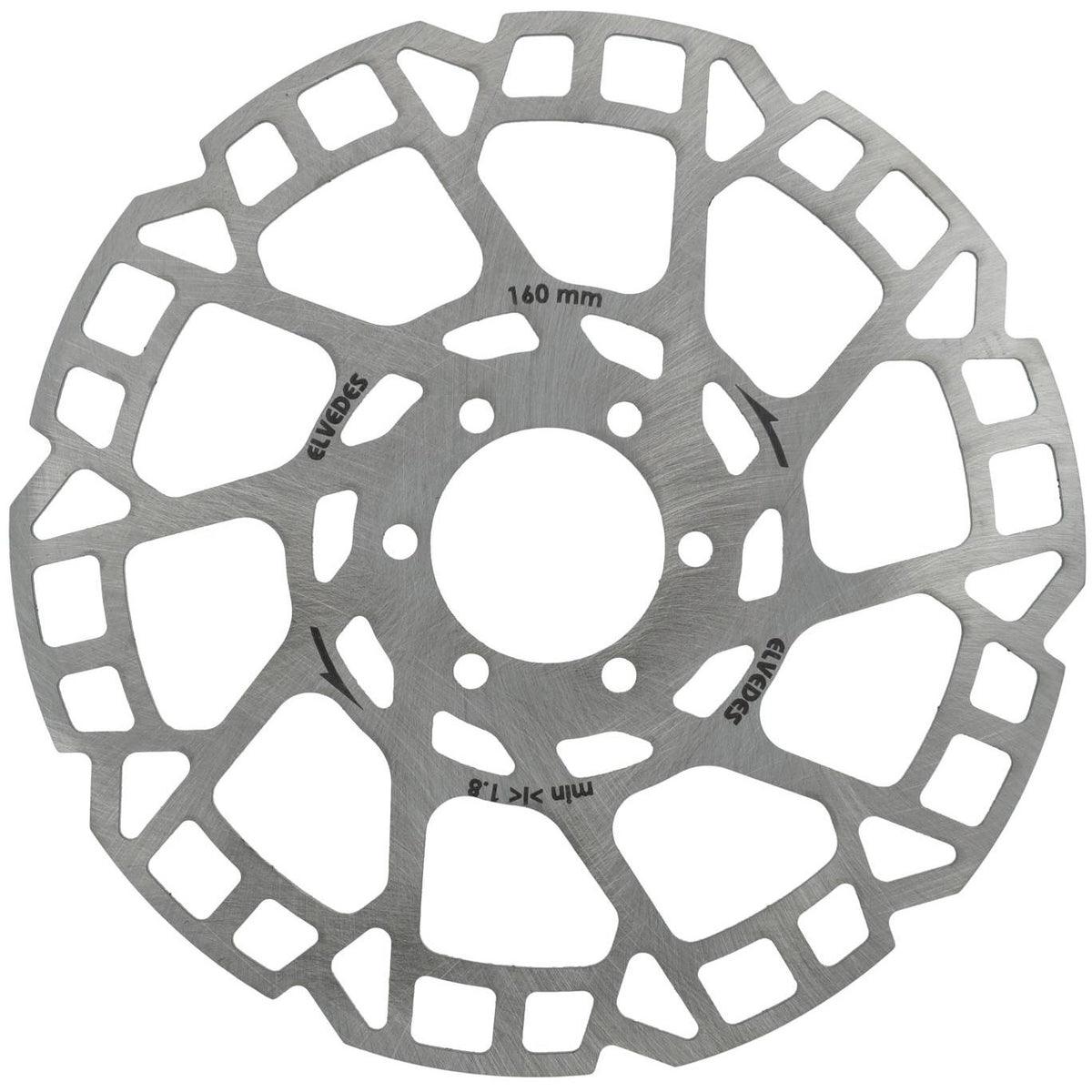 Elvedes - remschijf 6-gaats �160mm t=20mm