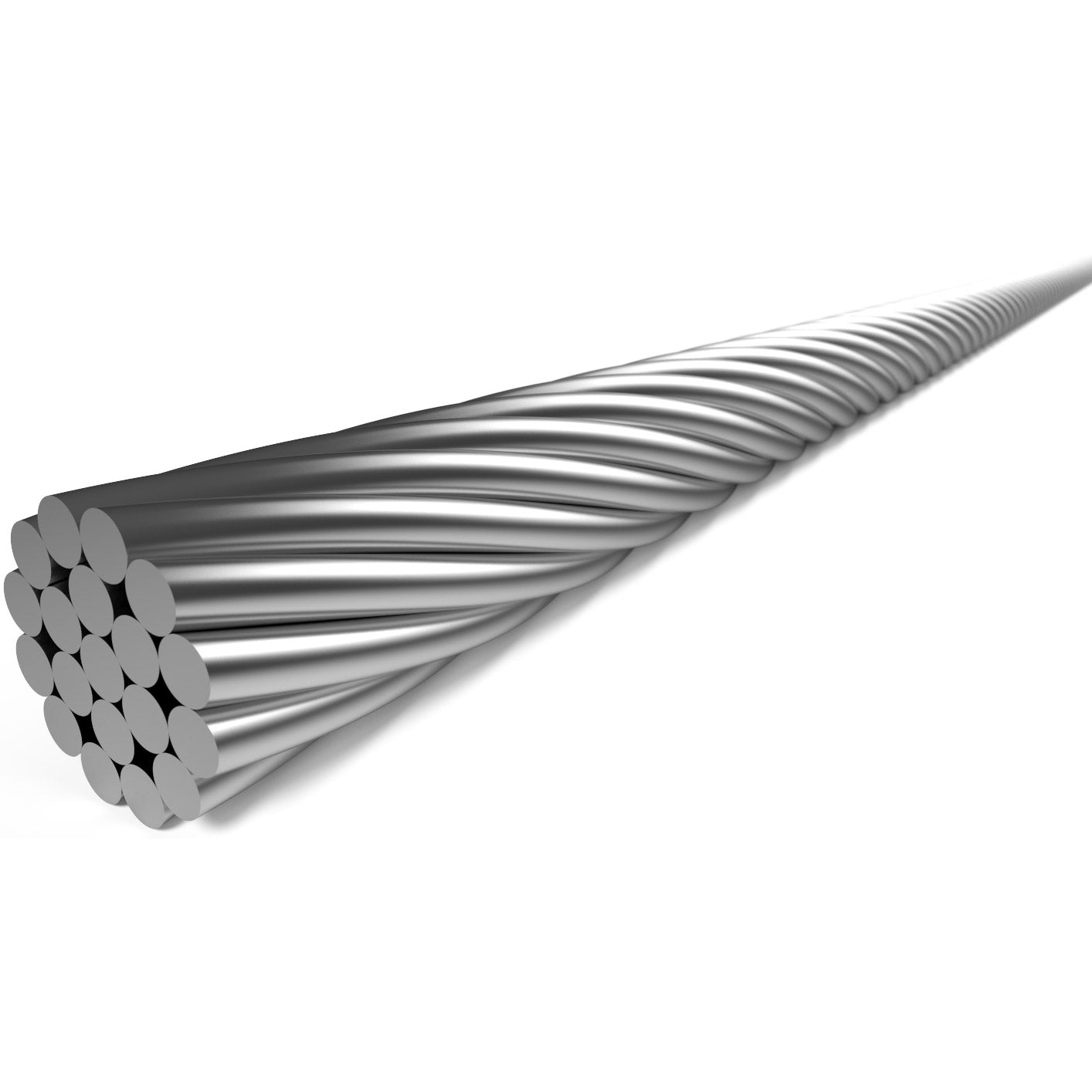 Elvedes - schakel binnenkabel �09mm 2500mm n�4x4 rvs (50st)