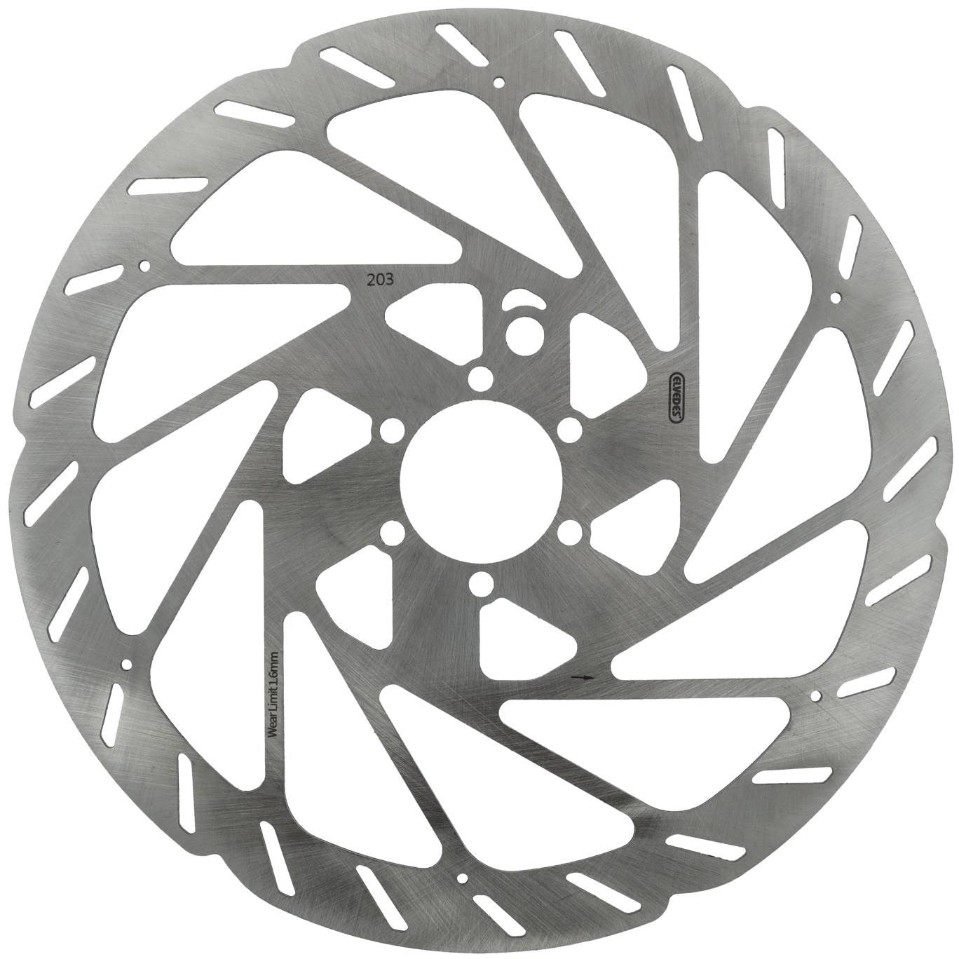 Elvedes - remschijf 6-gaats �203mm t=18mm sensor magneet