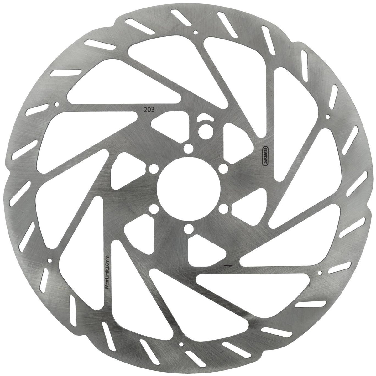 Elvedes remschijf 6-gaats �203mm t=1,8mm sensor magneet