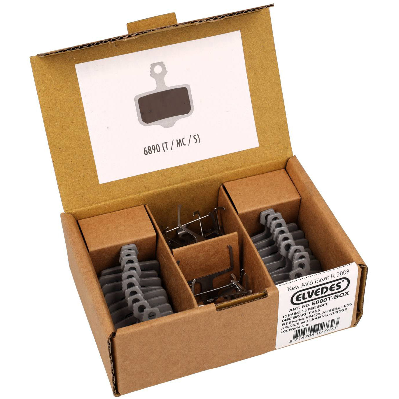 Elvedes Cable Systems- Cable Systems schijfremblokken 6890t (10pr)