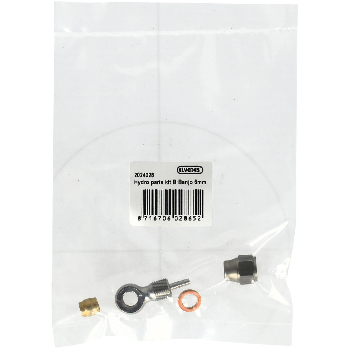 Elvedes hydro onderdelen kit b banjo 6mm
