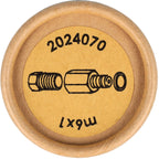 Elvedes set m6 connector, klembout en ring (4st)