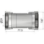 Elvedes trapas thread fit t47a (cerv�lo) voor sram dub