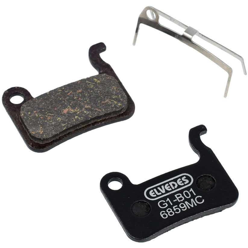 Elvedes schijfremblokset - shimano - carbon metallic compound (semi metal pads) - 10 paar