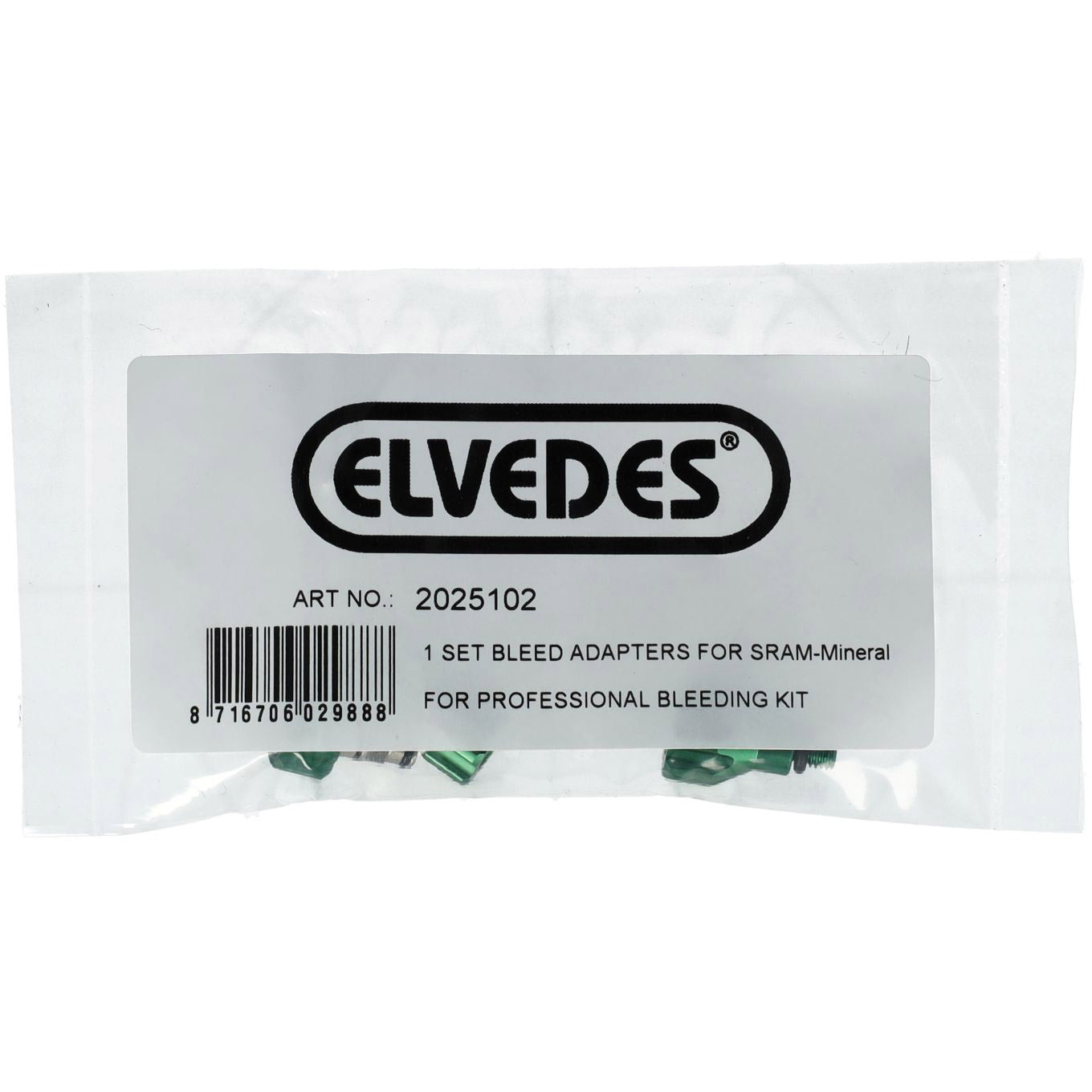 Elvedes - adapterset sram minerale ontluchtingskit prof.