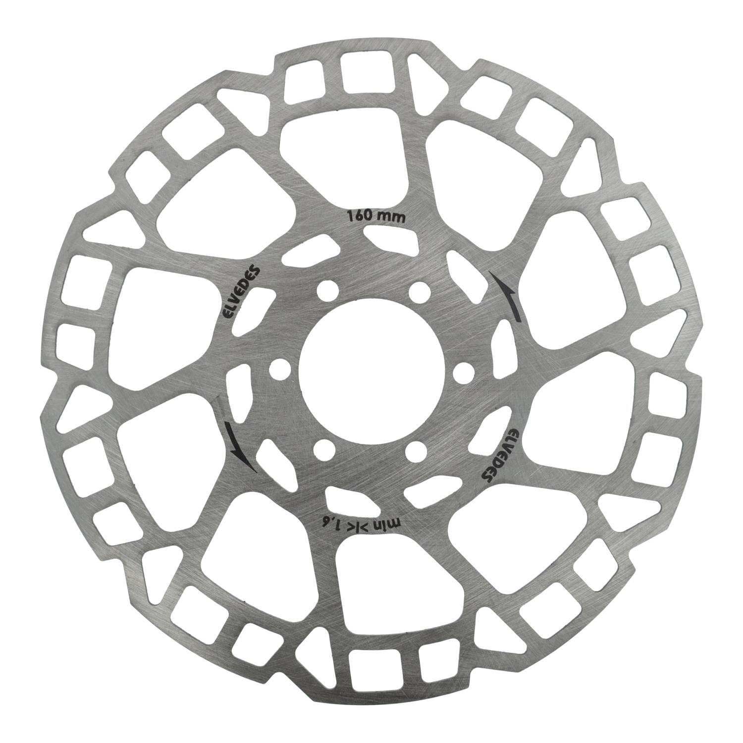 Elvedes Cable Systems- Cable Systems remschijf 6-gaats �160mm t=18mm