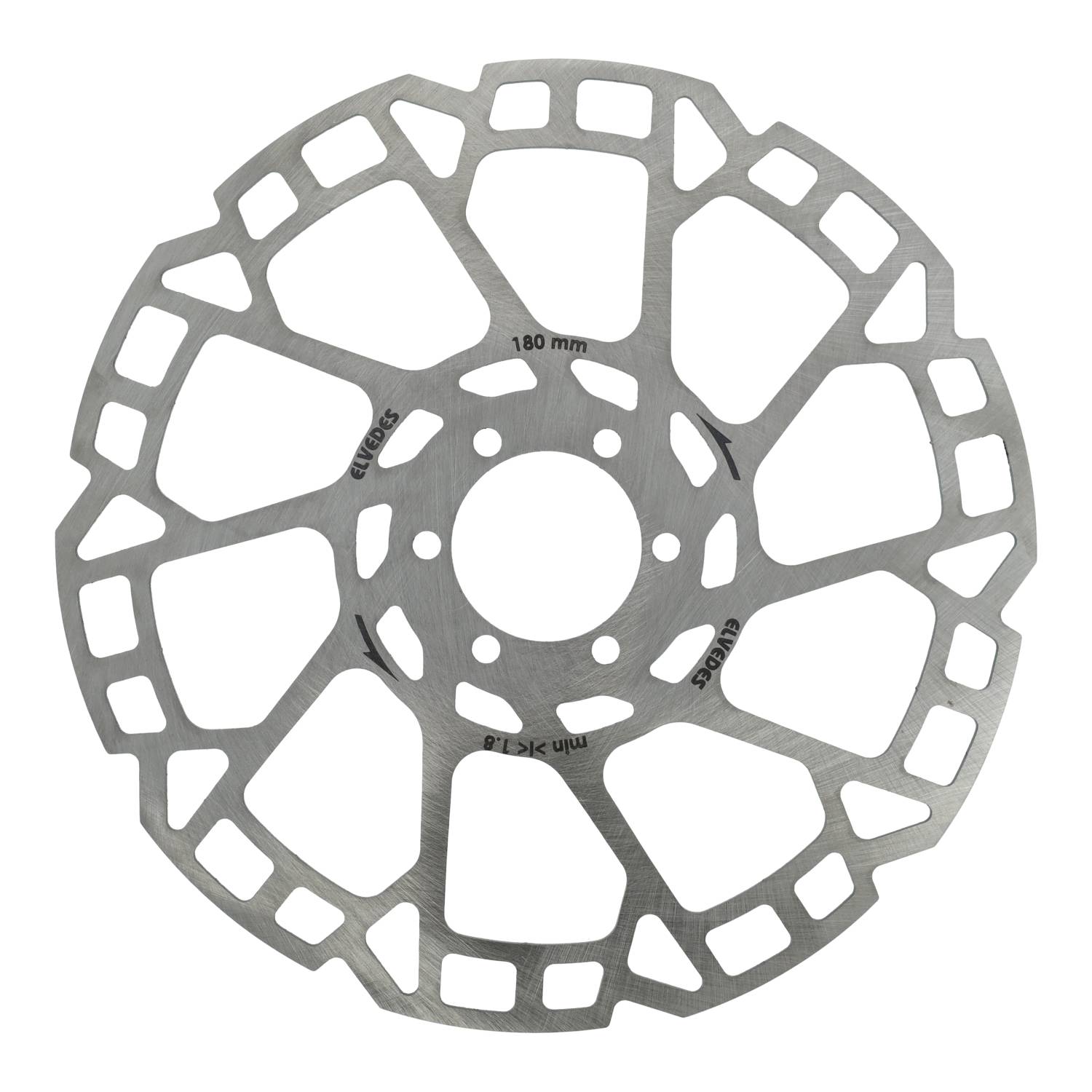 Elvedes - remschijf 180mm zesgats 2.0mm